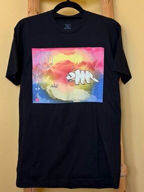 Box Lunch Avatar The Last Airbender Appa Black T-shirt Small Short Sleeve